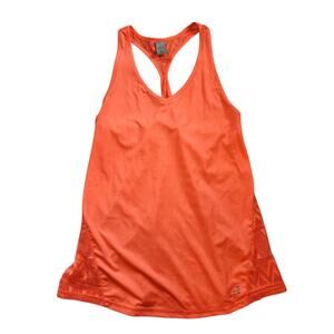 BCG Womens Racerback Tank Top Size L Neon Orange Dry Wick